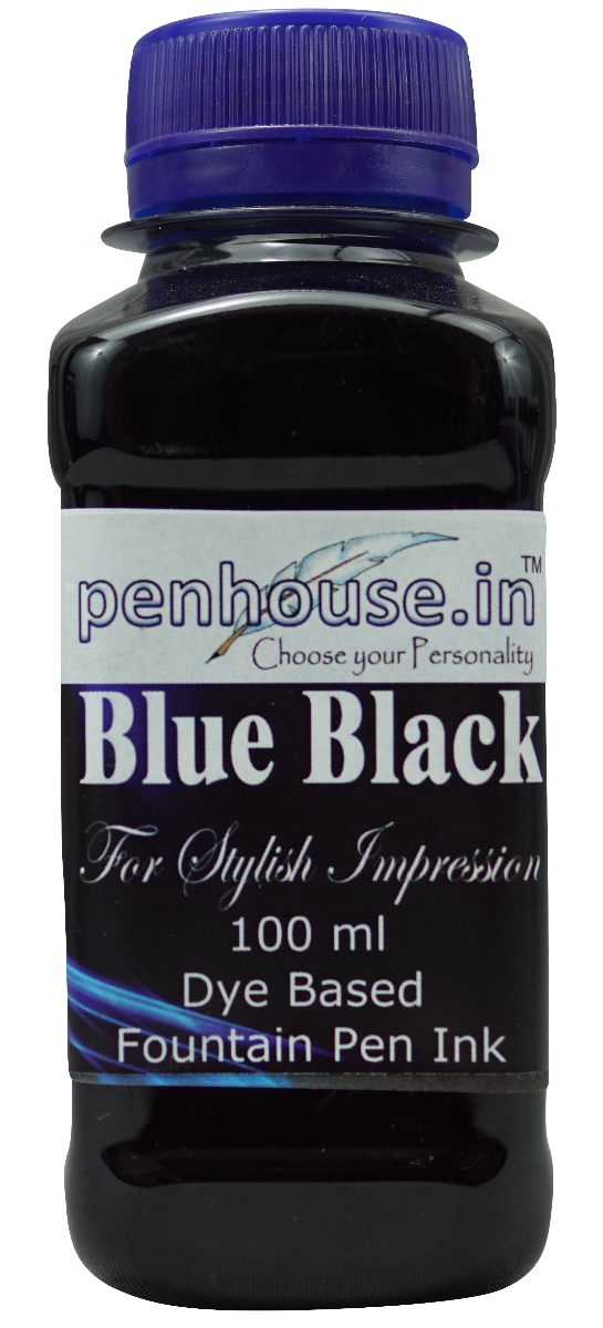 Penhouse Model No 70058 Blue Black Dye Based Fountain Pen Ink 100 ml