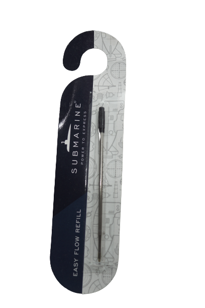 Submarine  Black Writing Fine Point Ball Pen Refill SKU 71082