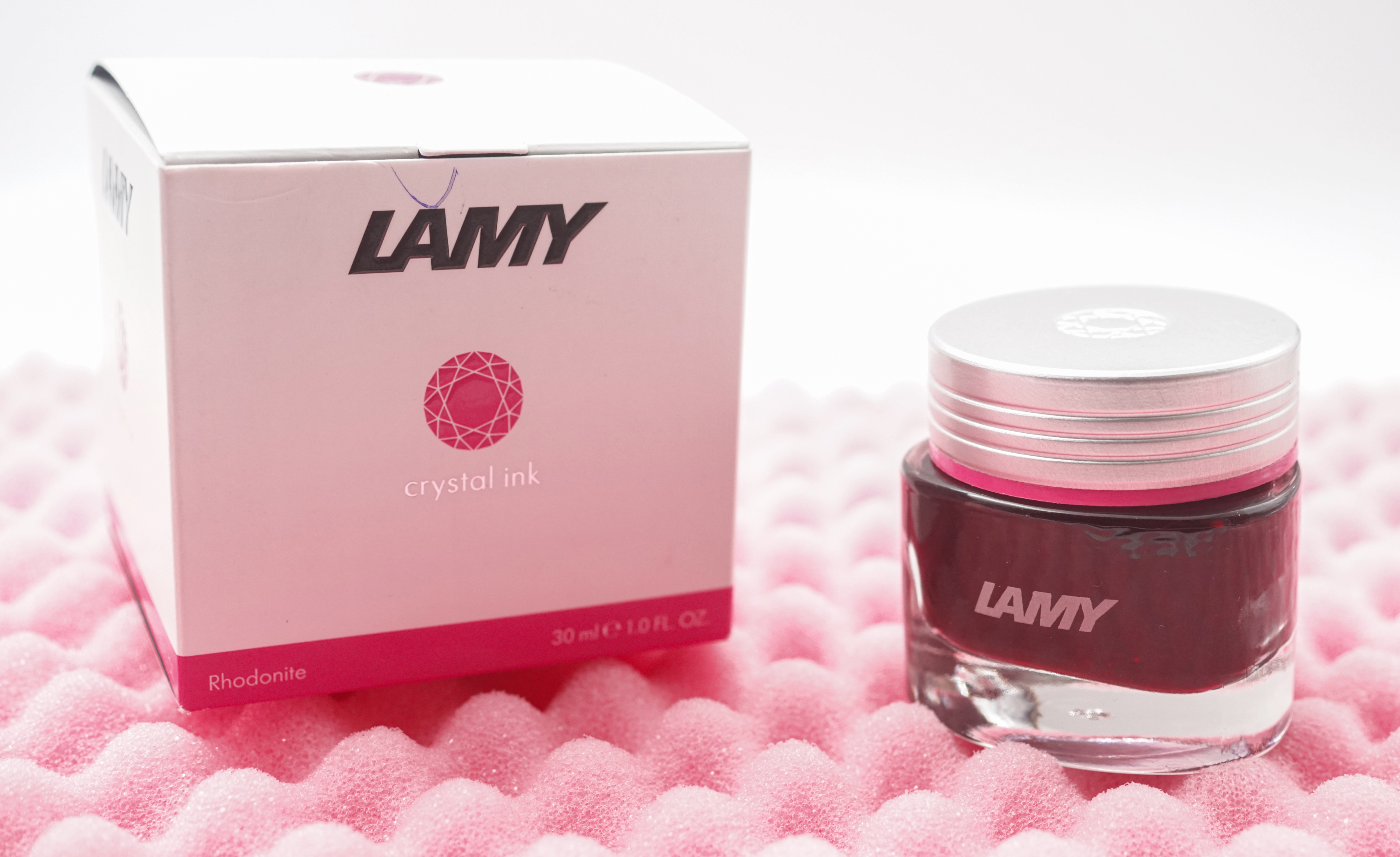 Lamy 4033272 Rhodonite Crystal Light Pink Ink 30 ml Ink Bottle  SKU 70818