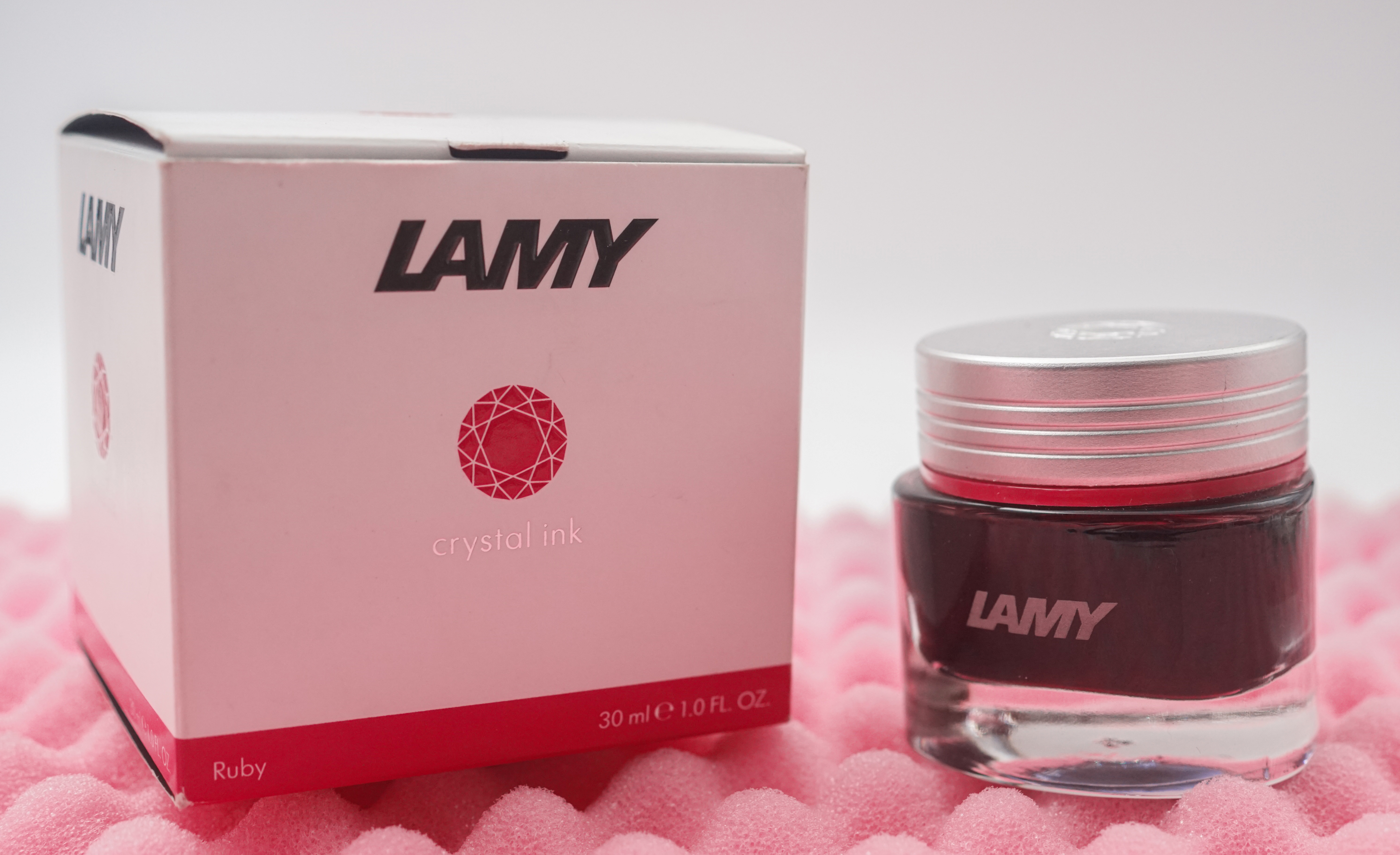 Lamy 4033278 Crystal Ruby Ink 30 ml Ink Bottle SKU 70823