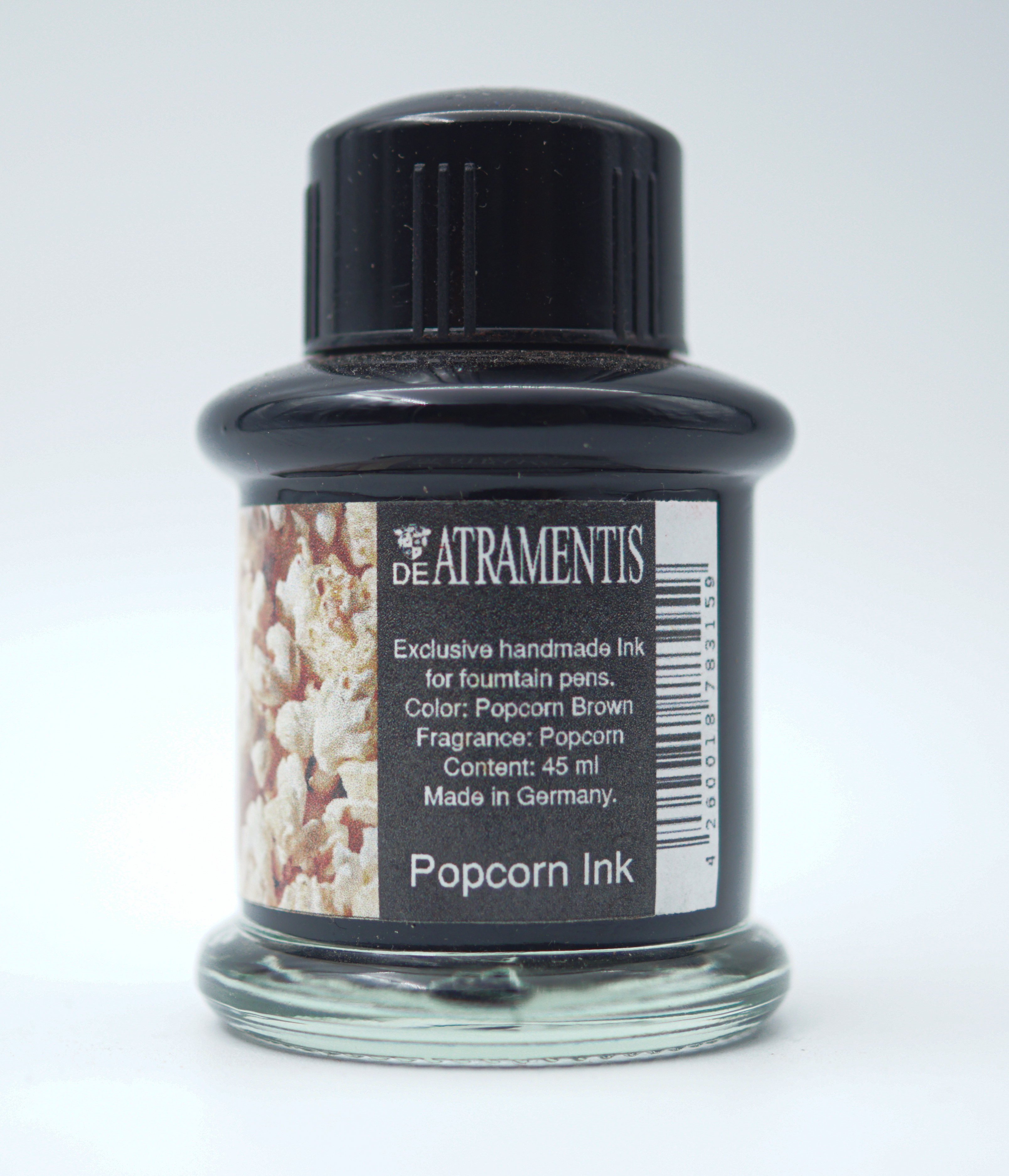 DE ATRAMENTICS Popcorn Brown with Popcorn Fragrance  Color 45ml Ink Bottle  SKU 70886