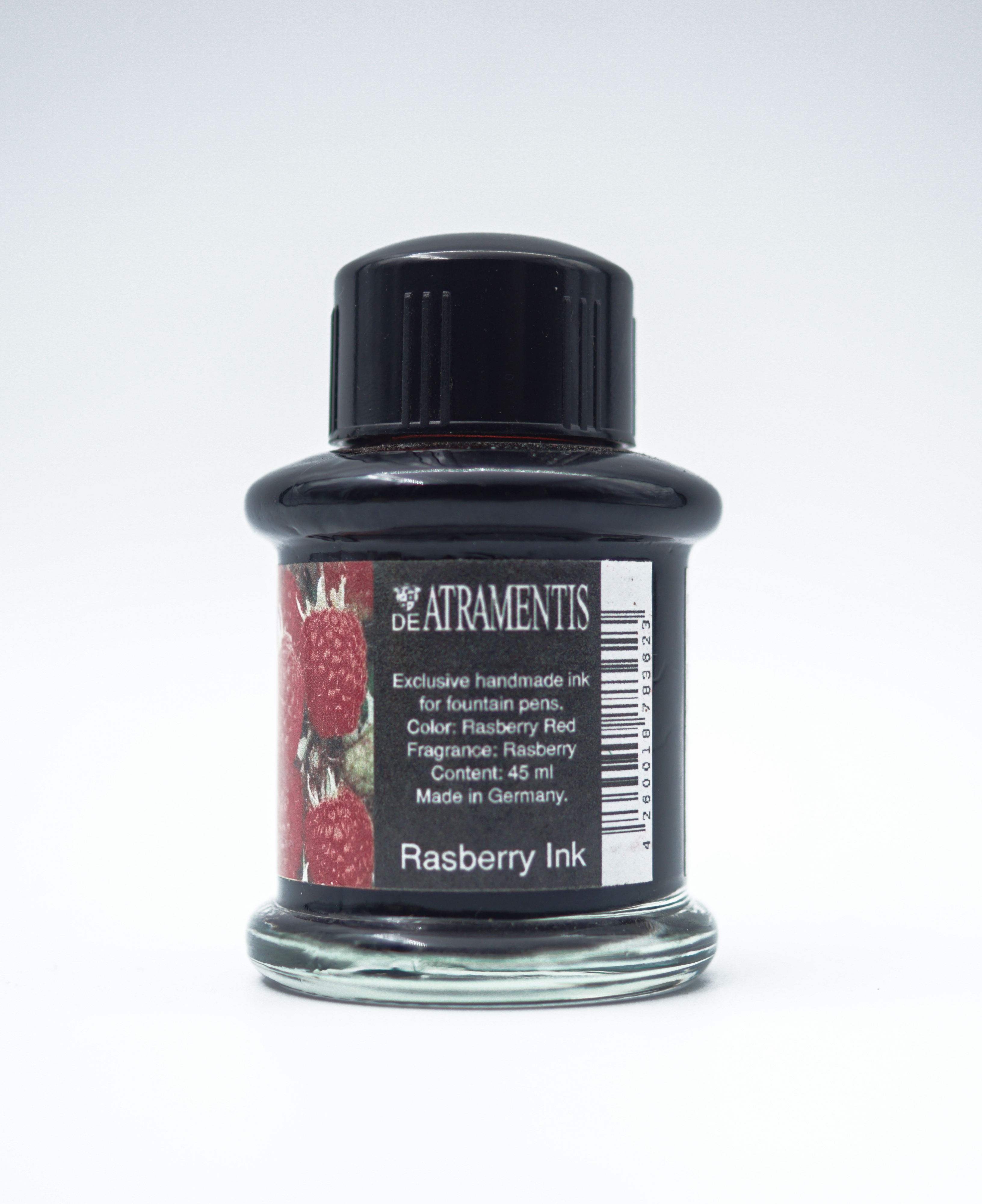 DE ATRAMENTICS Rasbarry  pinkish-red Color 45ml Ink Bottle  SKU 70885