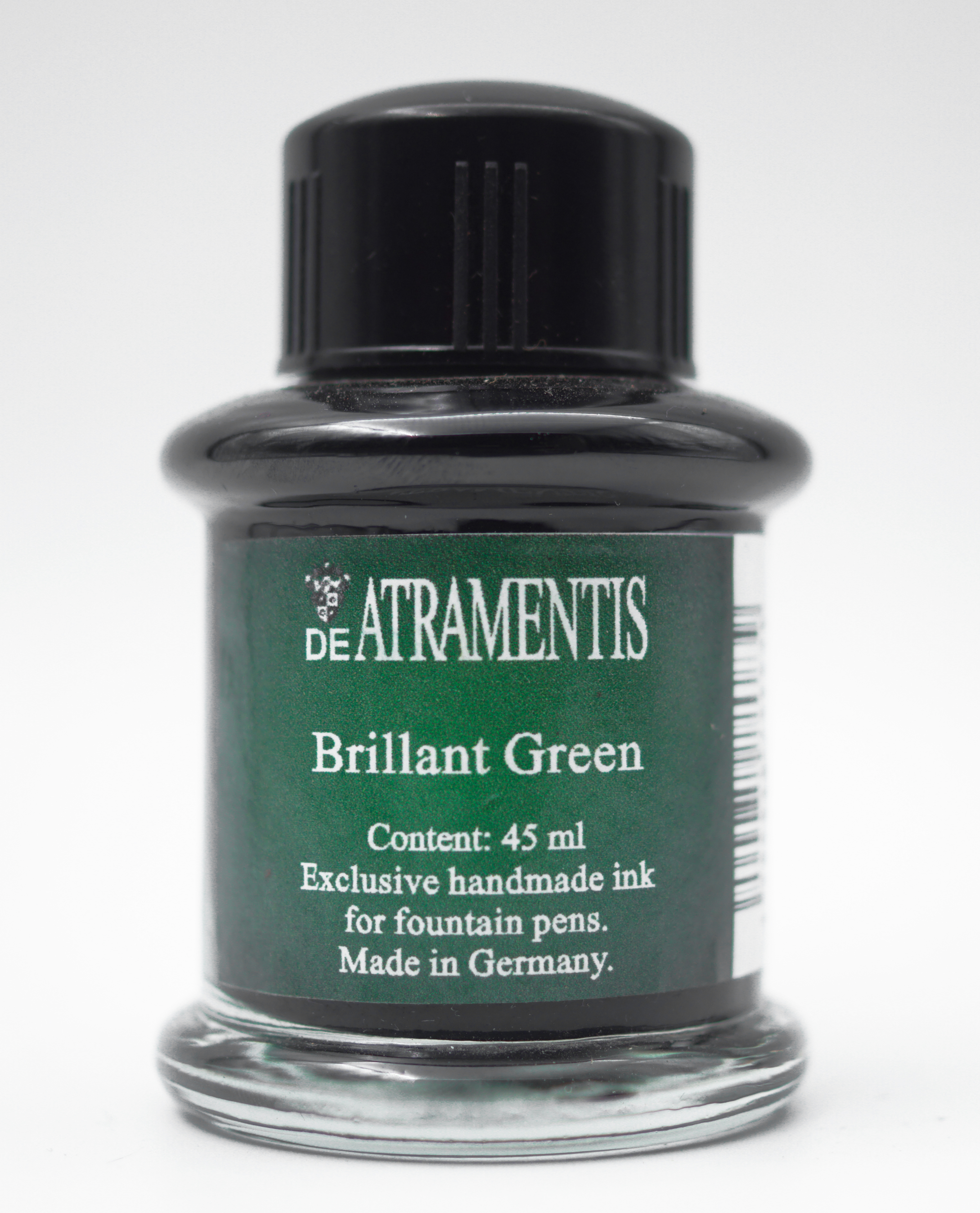 DE ATRAMENTICS Brillant Green Color 45ml Ink Bottle  SKU 70884
