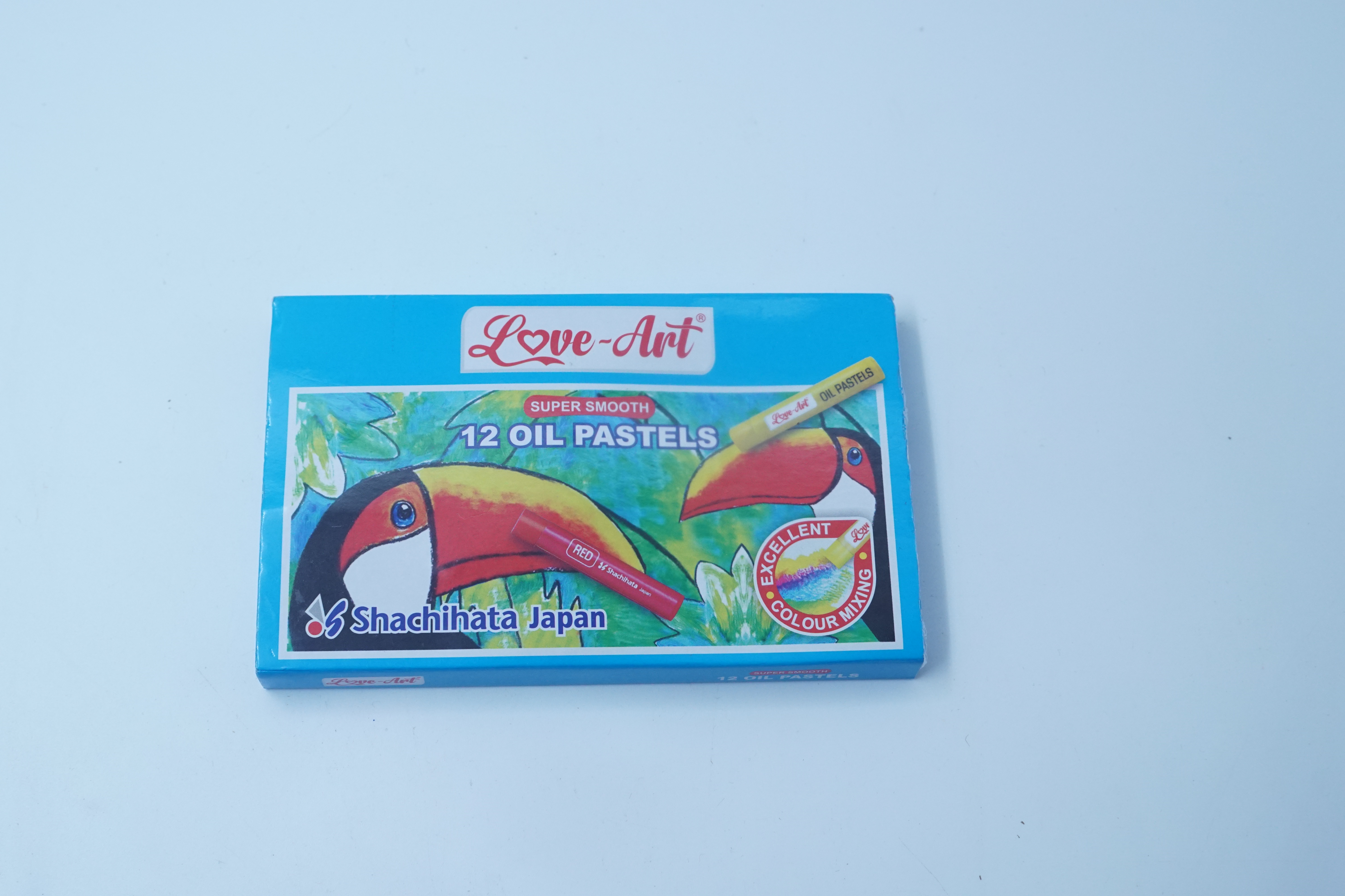 Artline Oil pastels 12 Shades Super Smooth and easy to apply ideal for color mixing, Tinting. Itinting Shading And Creatring texture  SKU 50348
