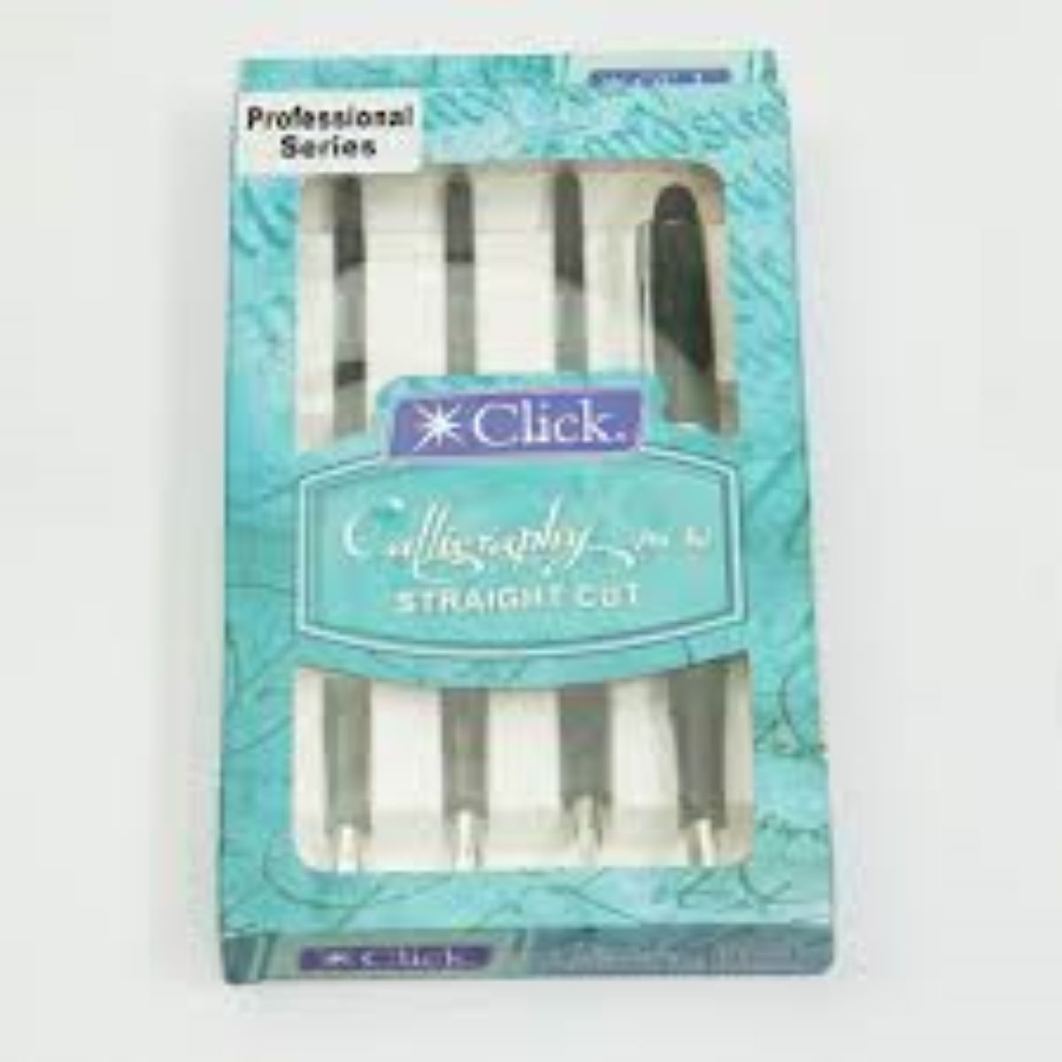 Click PS1201 Straight Cut Black Color Body Calligraphy Pen Set