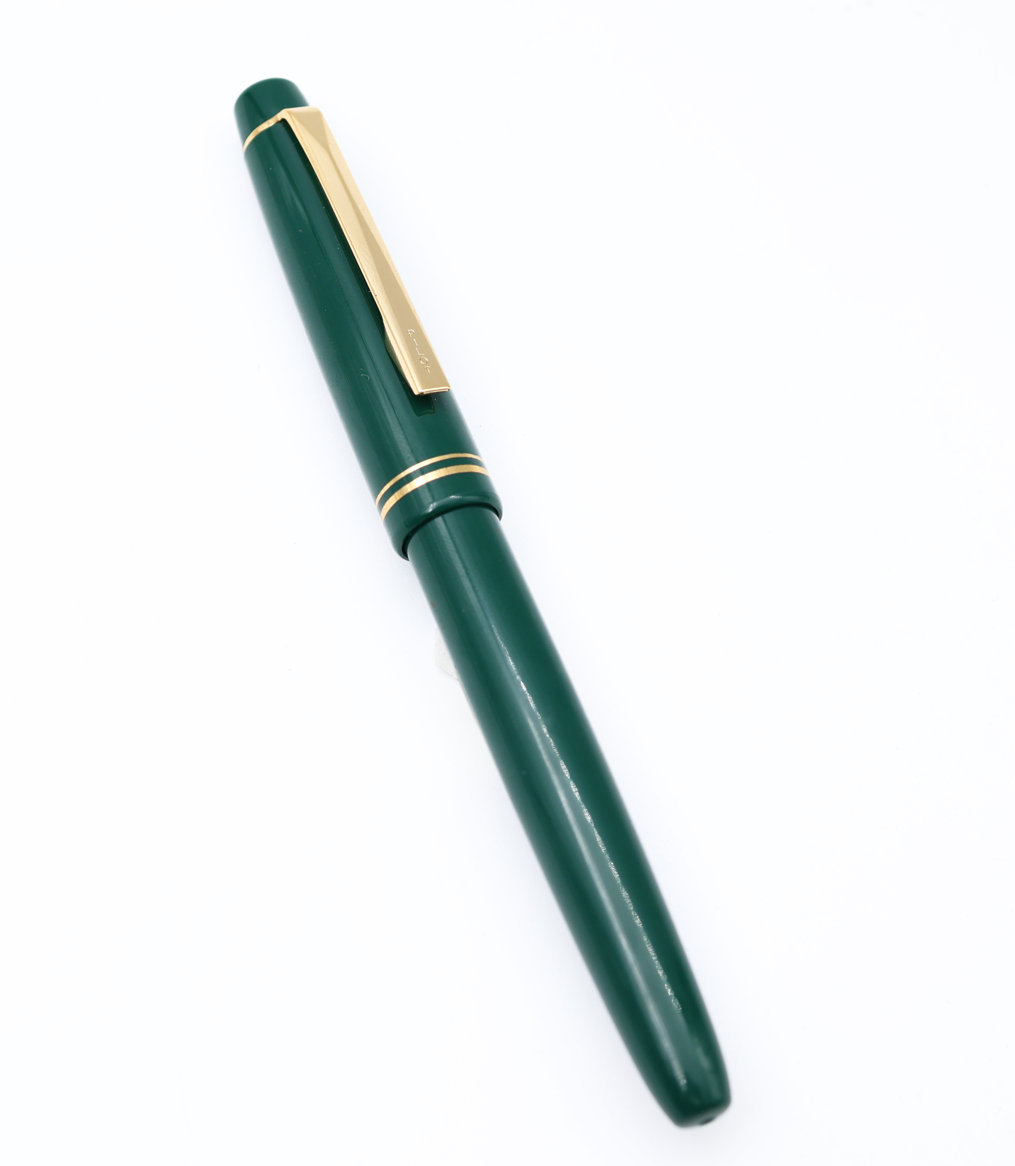 Pilot 78G Green Color Body With BB Nip Gold Trims Eye Dropper Fountain Pen SKU 24824
