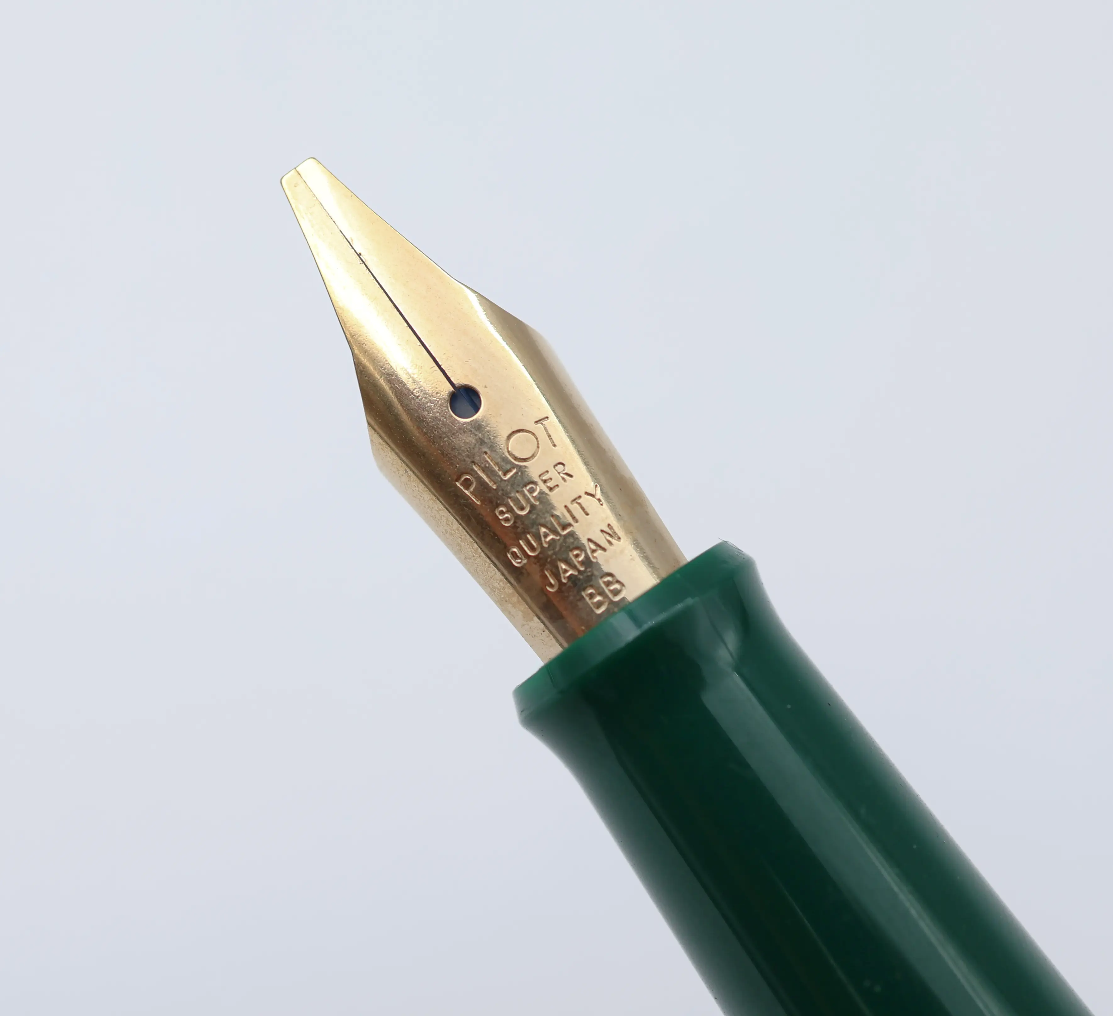PILOT　78G　BB 　スタブ　万年筆　パイロット　Fountain pen Pilot 78G Green Color Body With BB Nip Gold Trims Eye Dropper
