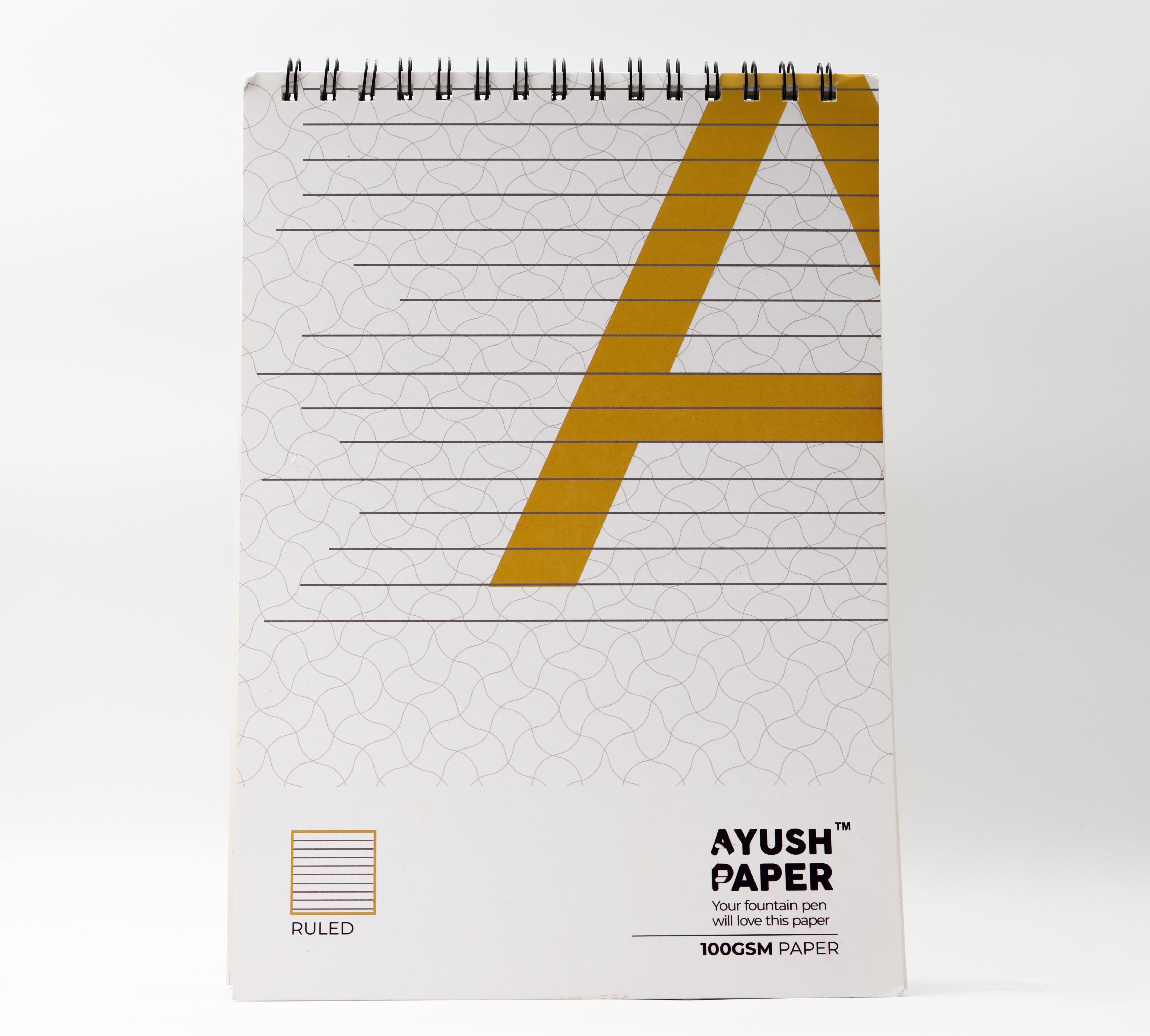Ayush Spiral A4 Ruled Note Book 50 Pages  SKU 50250