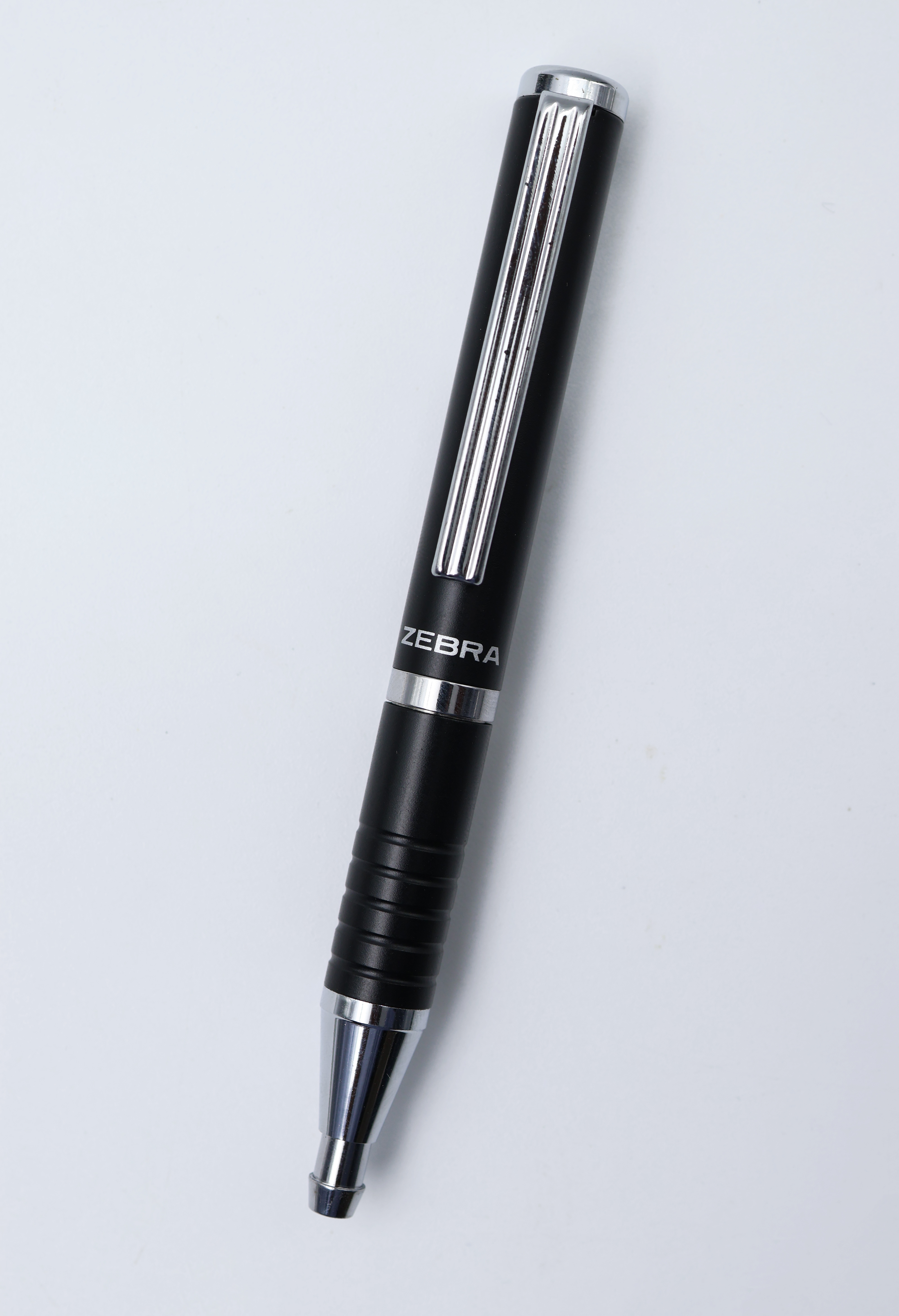 Zebra SL-F1 BA115 Mini Black Color Body Expand Cap Push & Pull Type Ball Pen SKU 24826