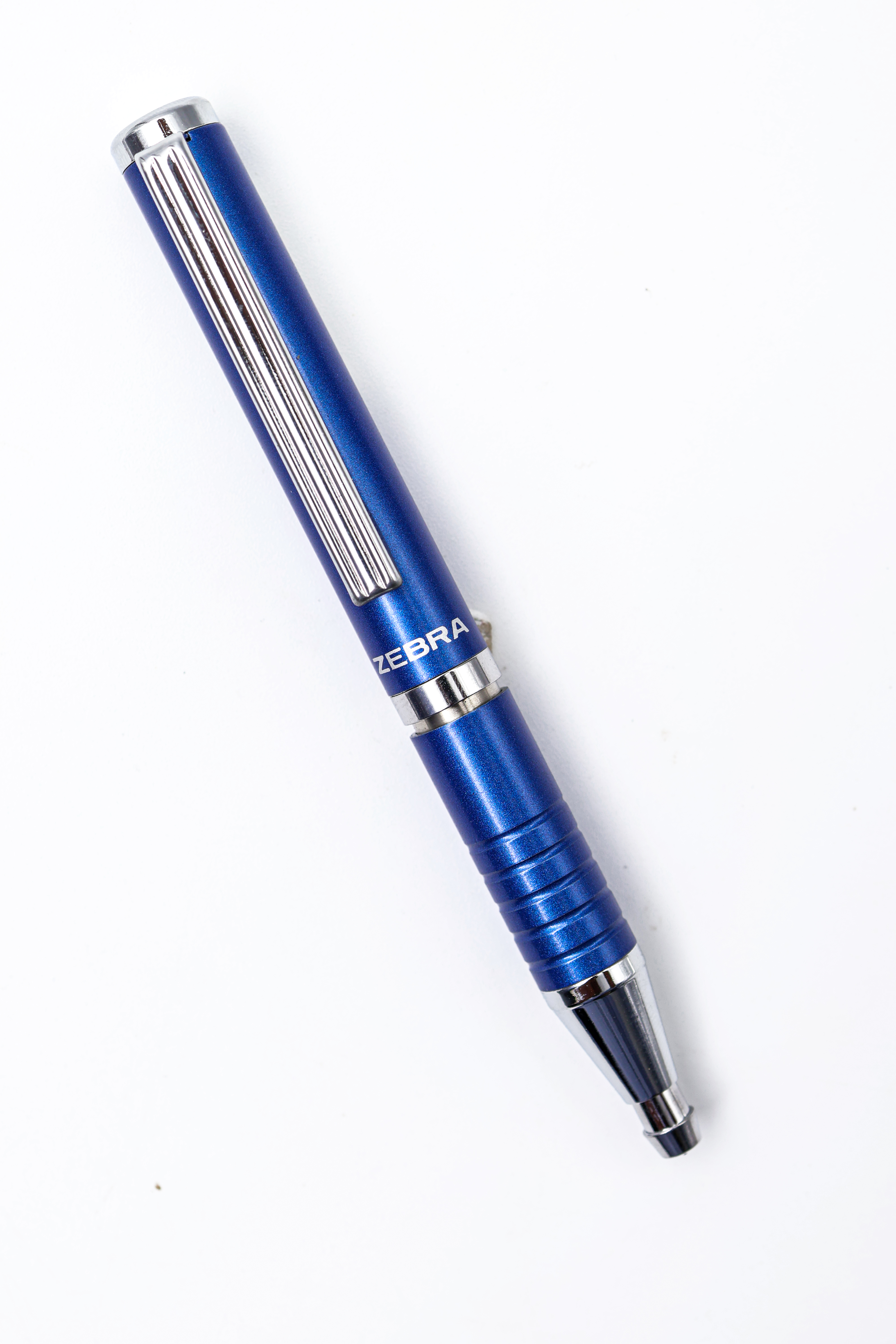 Zebra SL-F1 BA115 Mini Royal Blue Color Body Expand Cap Pull Type Ball Pen SKU 24830