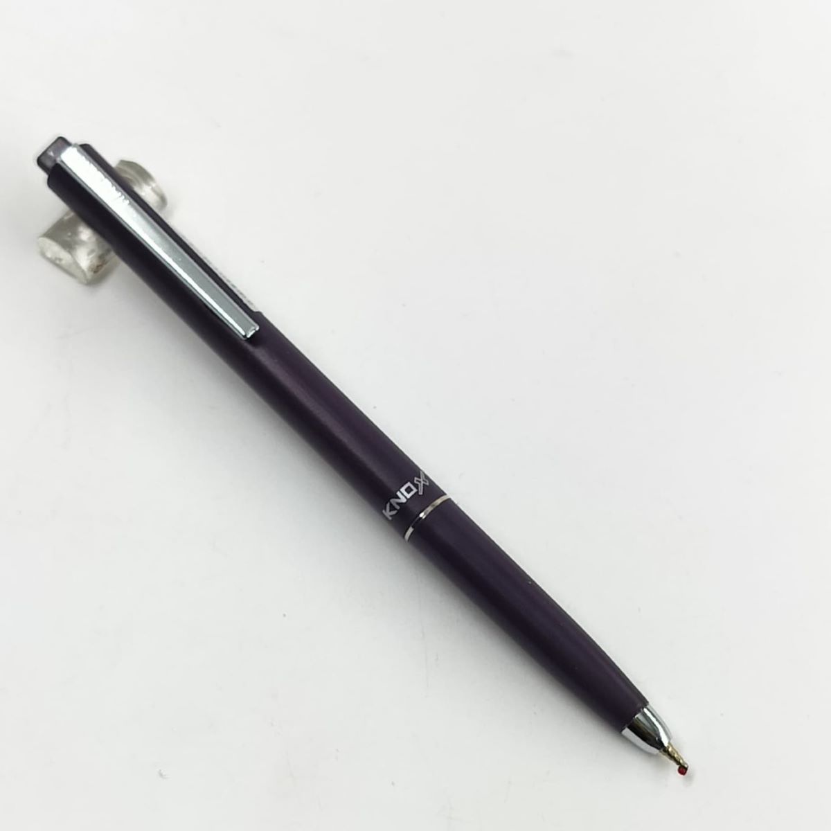 Hauser KNOX Navy Blue Color Body Silver Clip Retractable Type Ball Pen SKU 27113