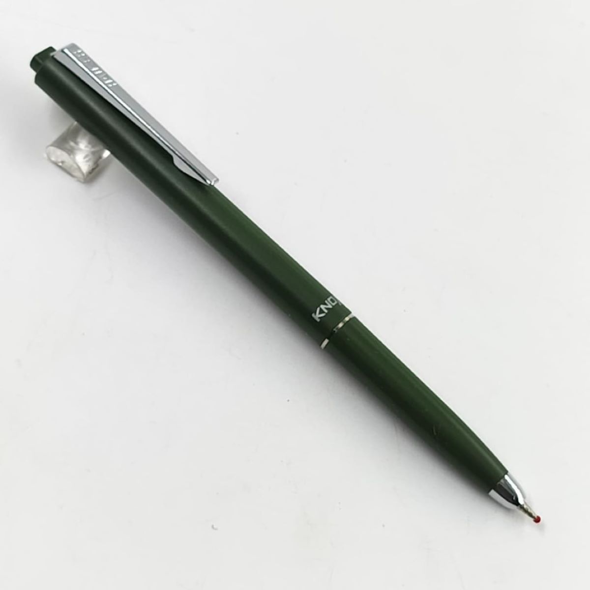 Hauser KNOX Green Color Body Silver Clip Retractable Type Ball Pen SKU 27112