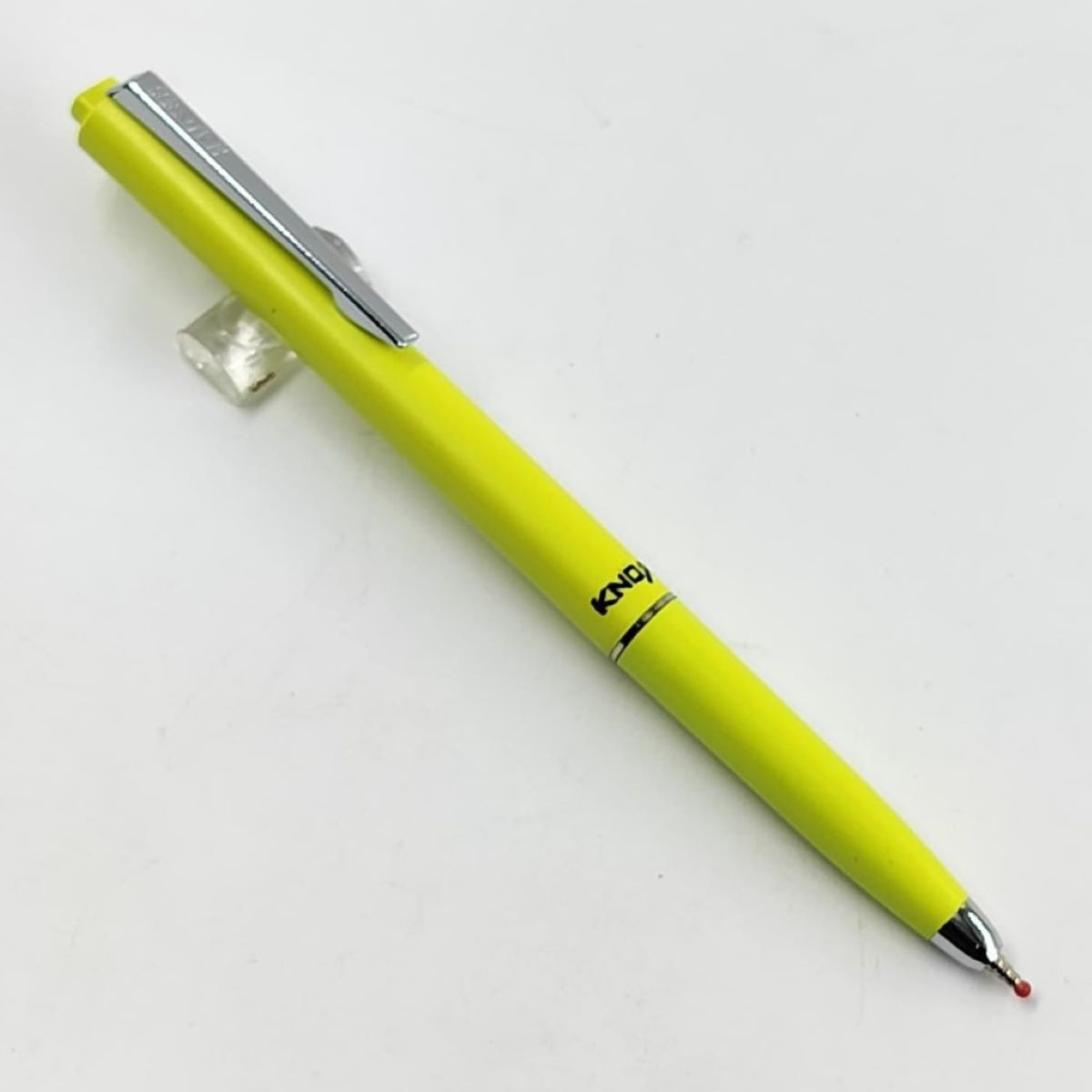 Hauser KNOX Yellow Color Body Silver Clip Retractable Type Ball Pen SKU 27111