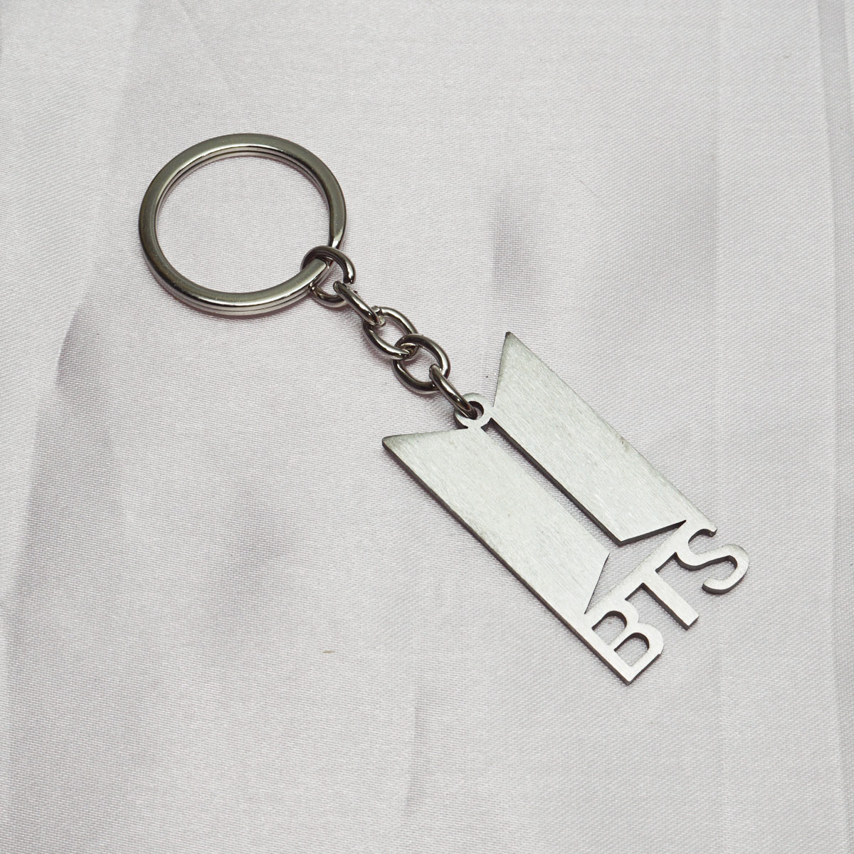 penhouse.in Metal Rectangle BTS Symbol Keychain With Engraving SKU KP044