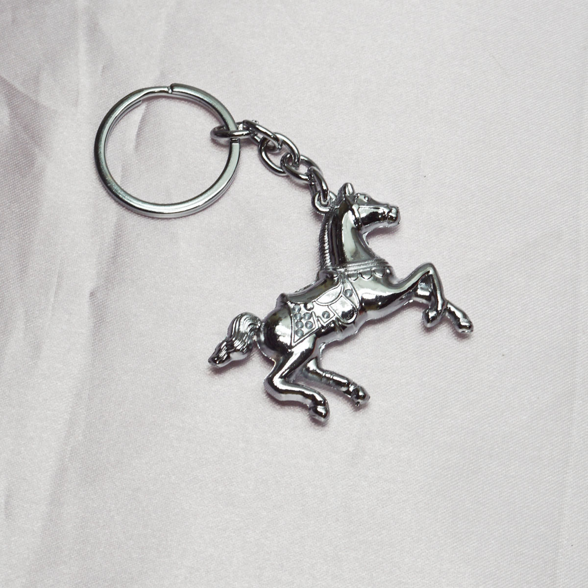 penhouse.in Silver Color Horse Keychain SKU KP050
