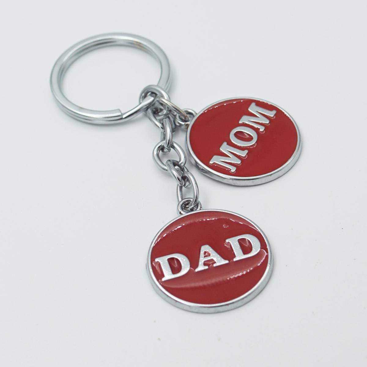 penhouse.in Red Color Mom And Dad Keychain SKU KP160
