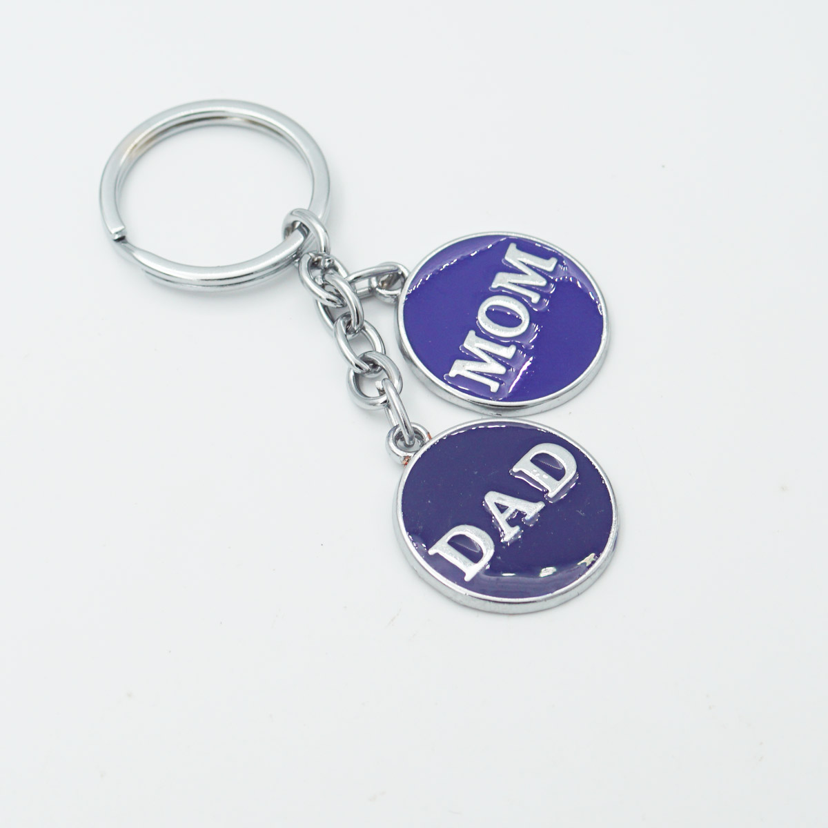 penhouse.in Blue Color Mom And Dad Keychain SKU KP161