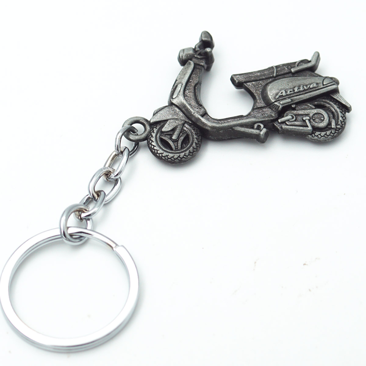 penhouse.in Gunmetal Finish Activa Bike Keychian SKU KP176