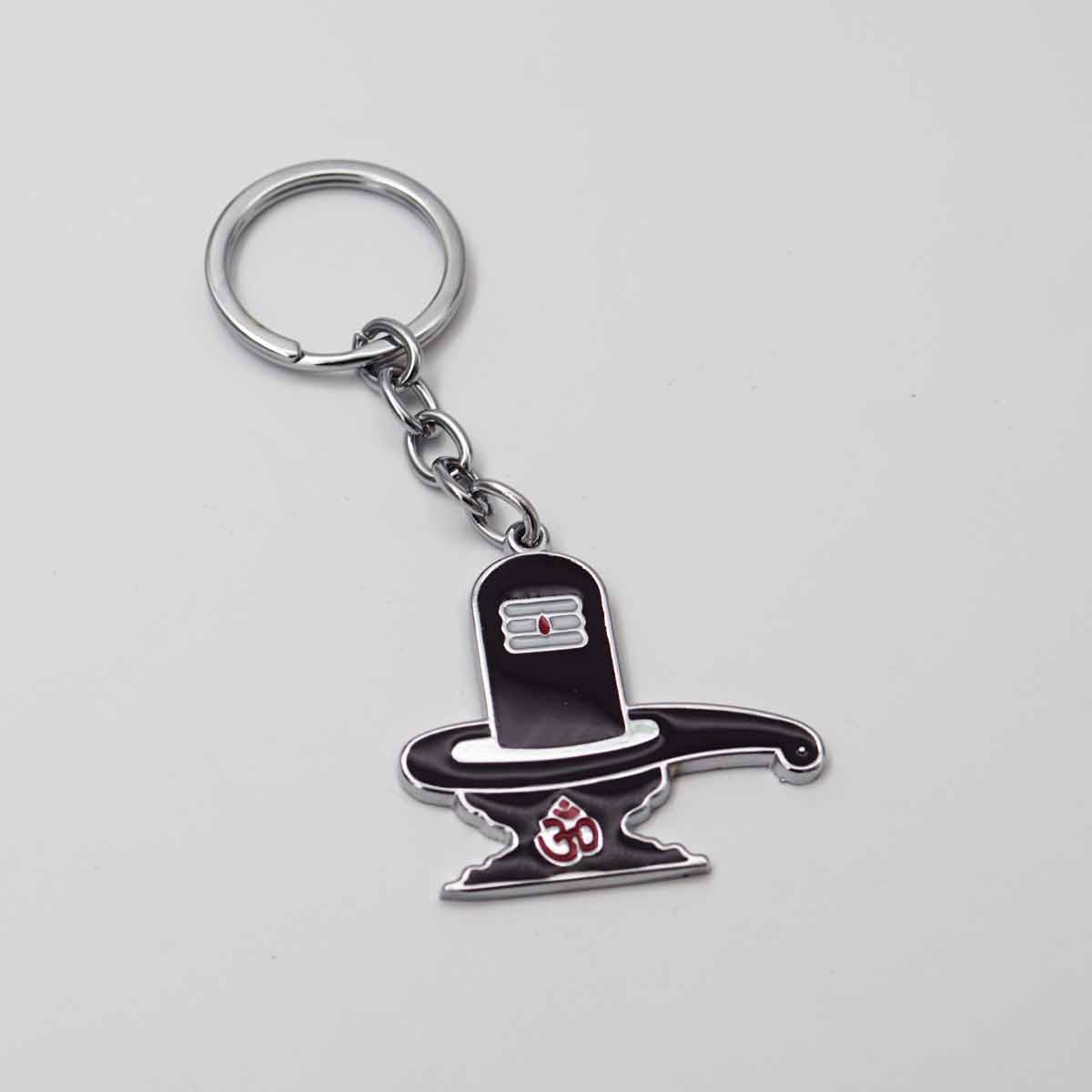 Penhouse.in Siva Lingam Black Color Keychain SKU KP235