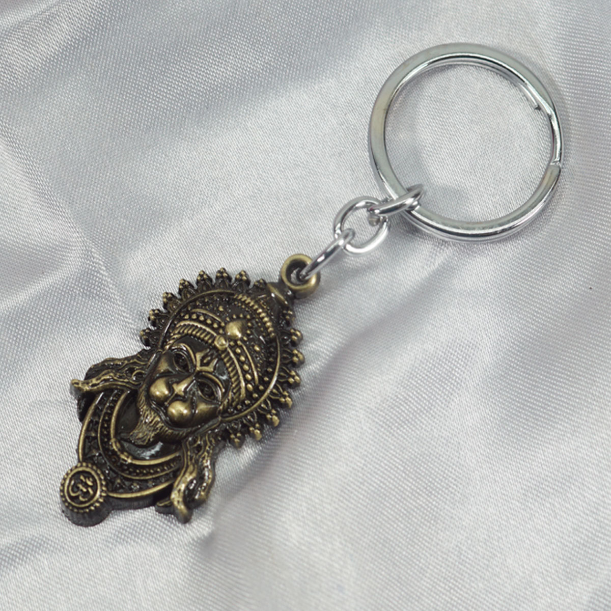 penhouse.in Gold Color Lord Hanuman Keychain SKU KP298