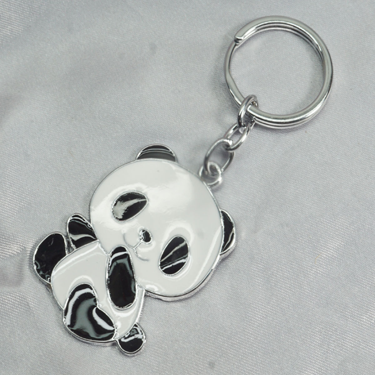 penhouse.in Cute Panda Silver Keychain  SKU KP319