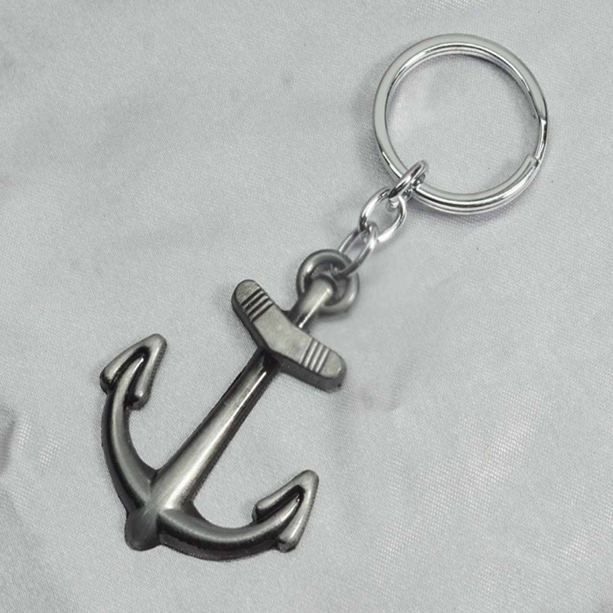 penhouse.in Gun Metal Color Anchor Keychain SKU KP333