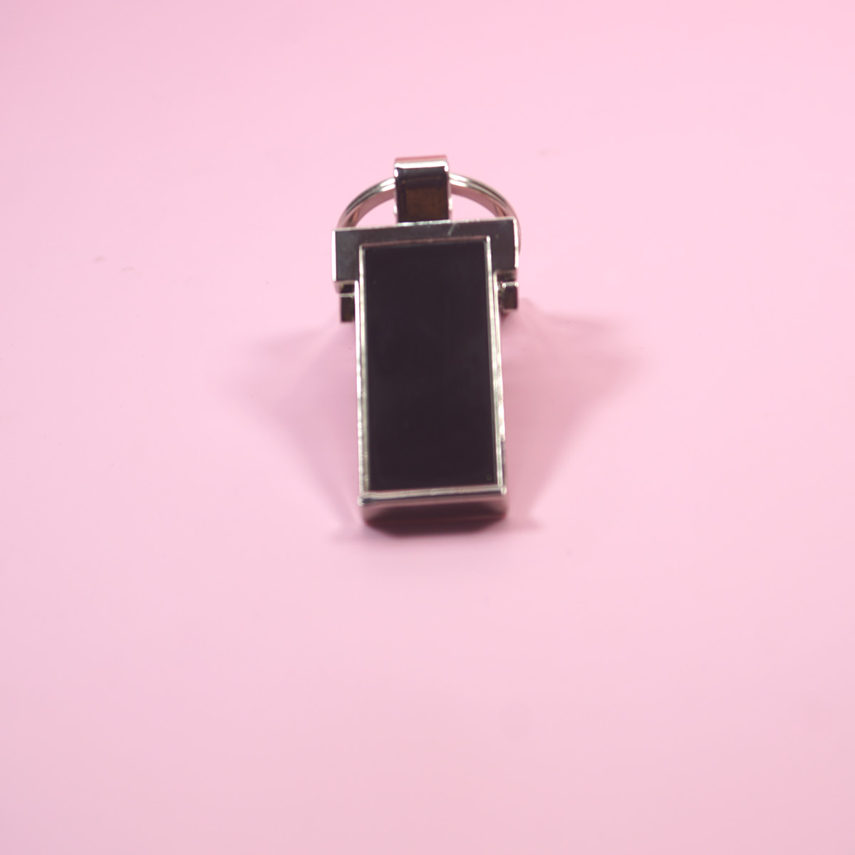 penhouse.in Silver Color  2 in 1  Metal Keychain And Dual Purpose Mobile Stand SKU KP371