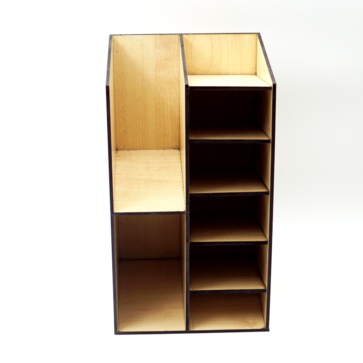 Customizable MDF Wooden Finish Desk Oraganiser SKU MDO002