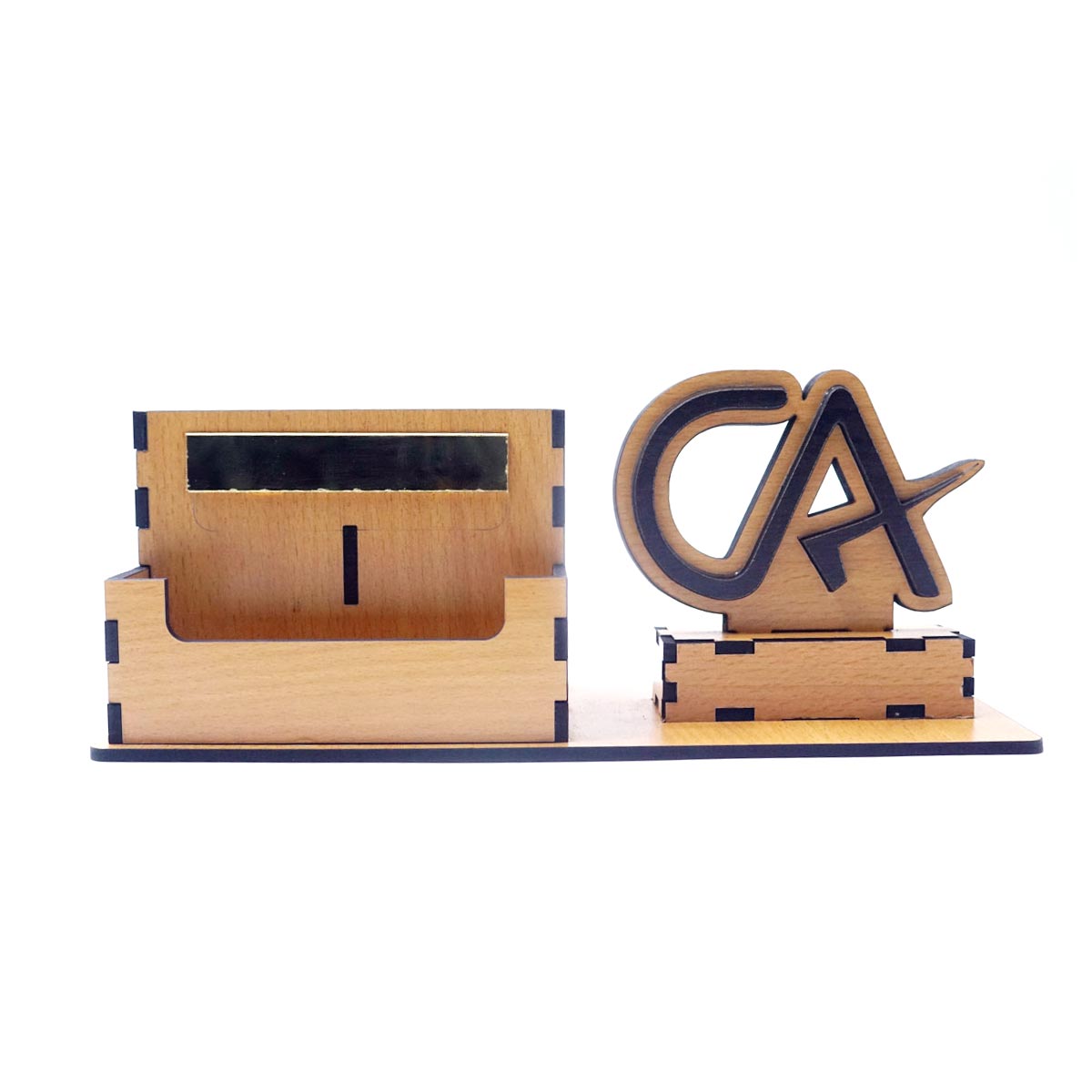 Penhouse.in Custmoized MDF CA Design card and pen holder SKU MPS096001