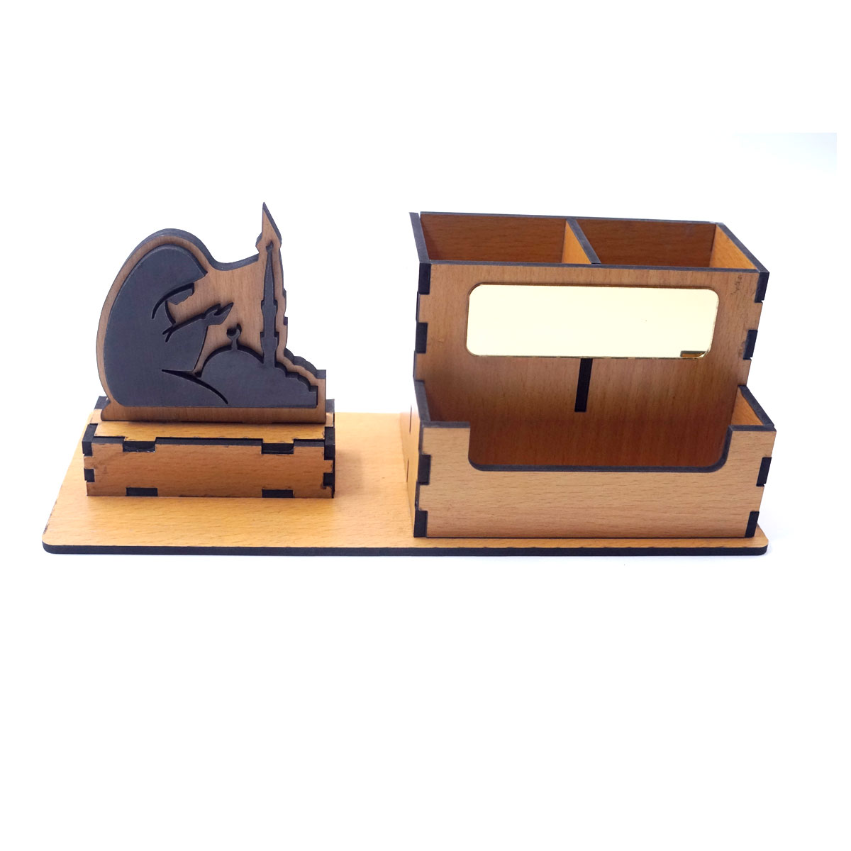 Penhouse.in Custmoized MDF Worship in allah 786 Design card and pen holder SKU MPS096009