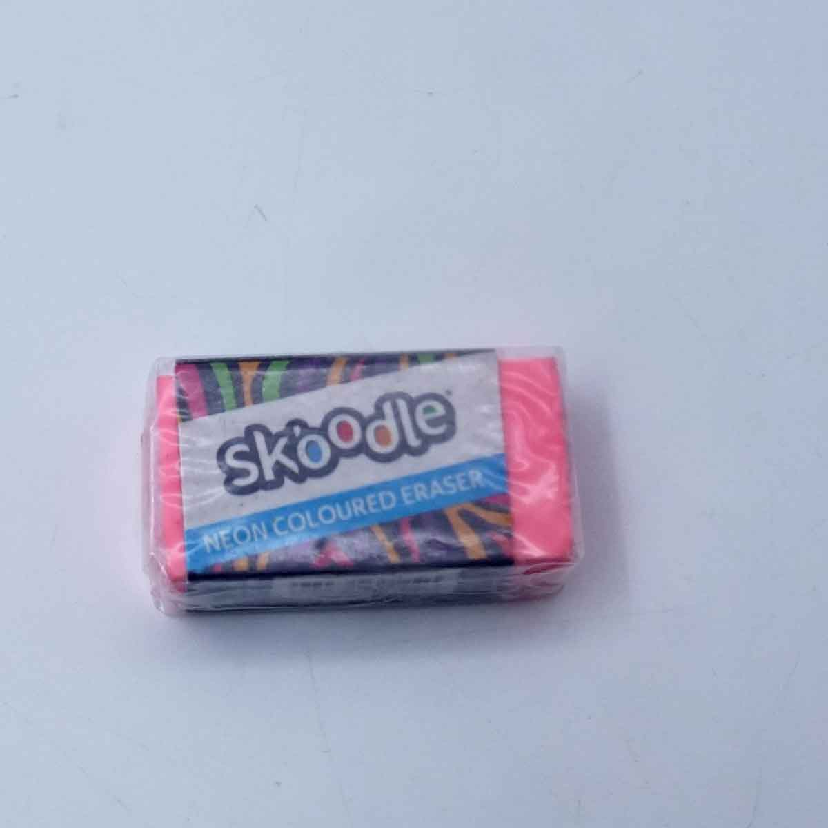 Skoodle Eraser neon Shades Pink SKU 51026