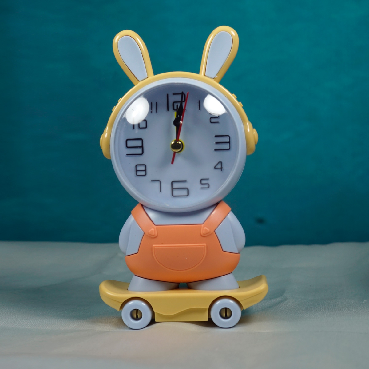 Penhouse.in Cartoon Clock and Skateboard Sharpener Yellow With Light Blue Color SKU 51649