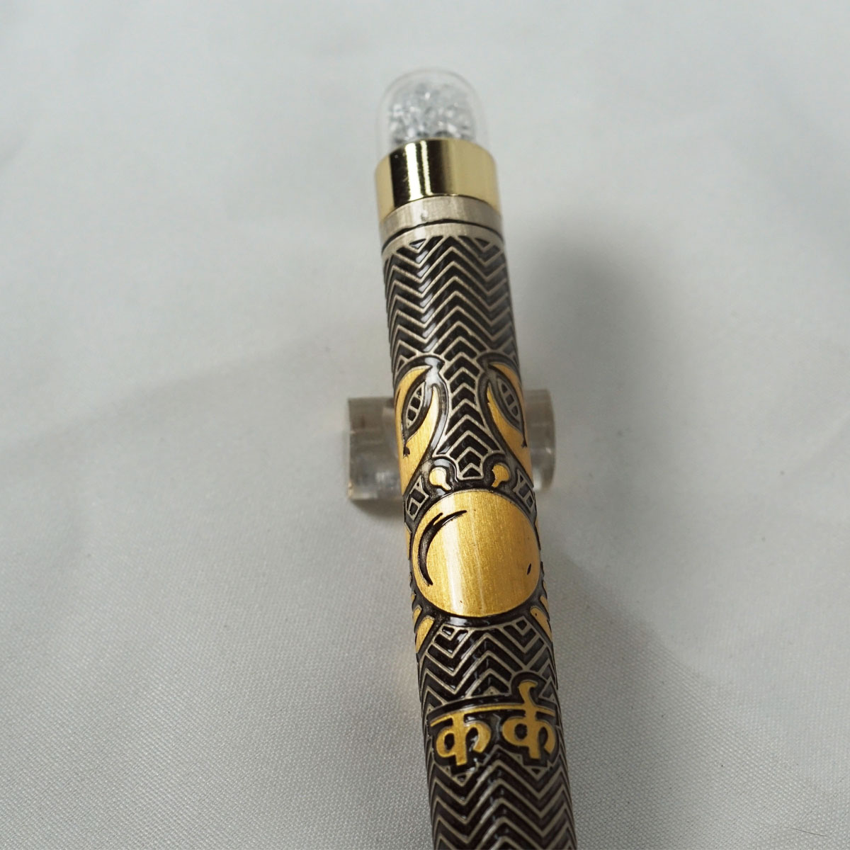penhouse.in Zodiac Cancer Design Top On Crystal Twist Type Ball Pen SKU 27259