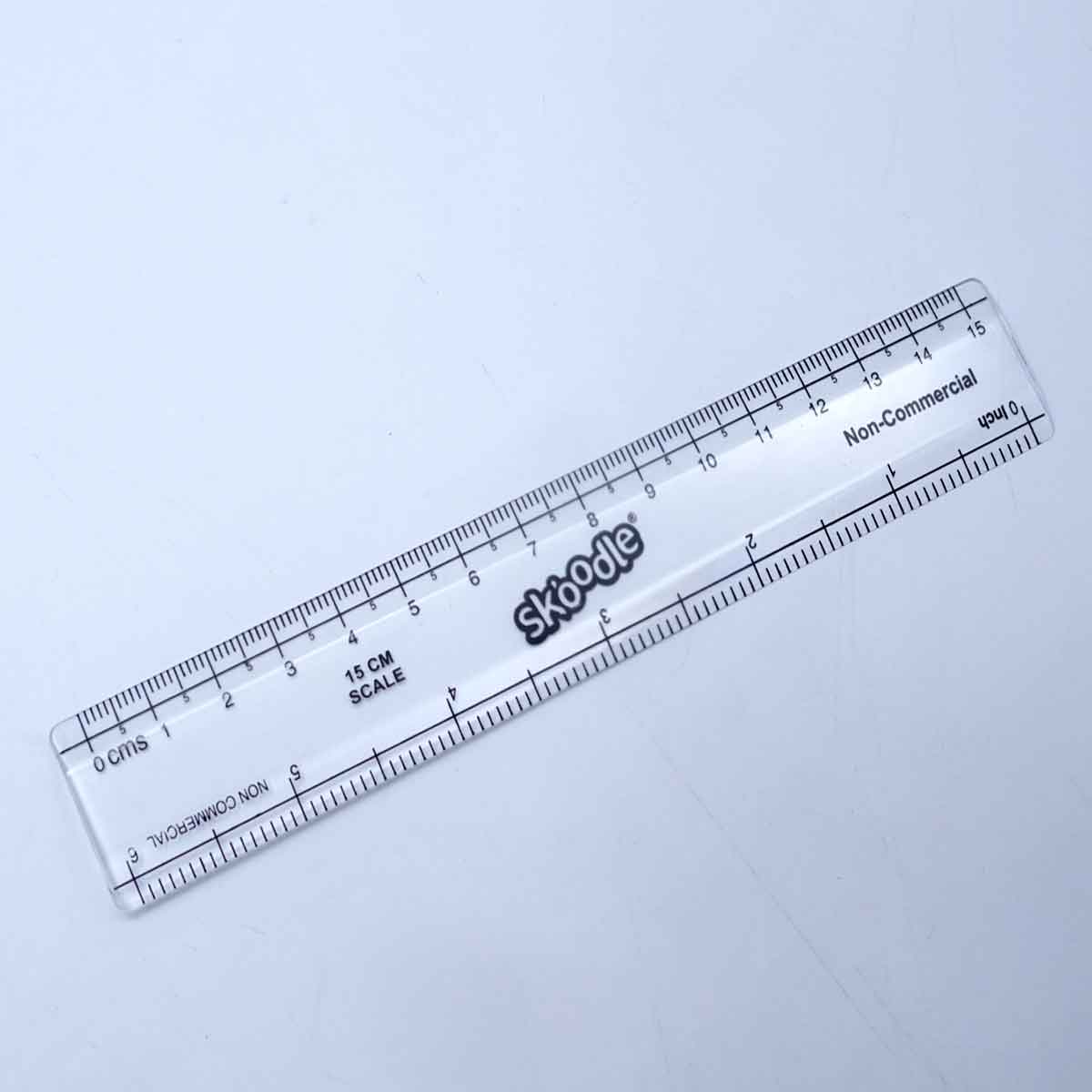 Skoodle Scale 15cm Transparent  SKU 51024