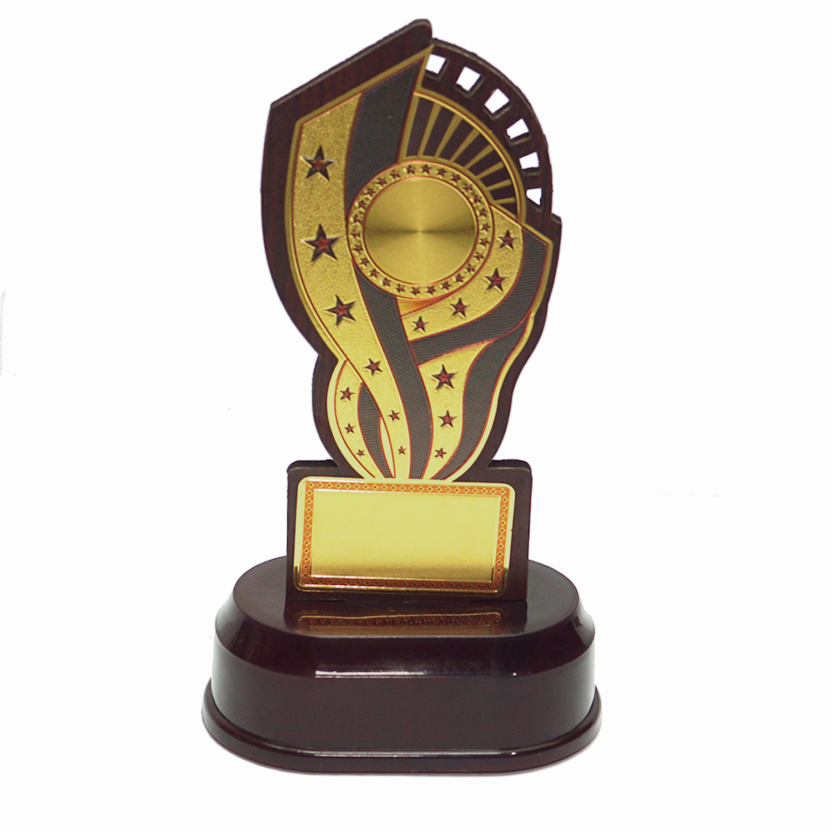 penhouse.in TP4527 Wooden Trophy 7 Inch With Customization SKU TP007