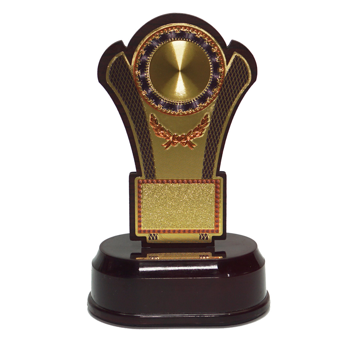 penhouse.in TP4503 Wooden Trophy 6.25 Inch With Customization SKU TP016