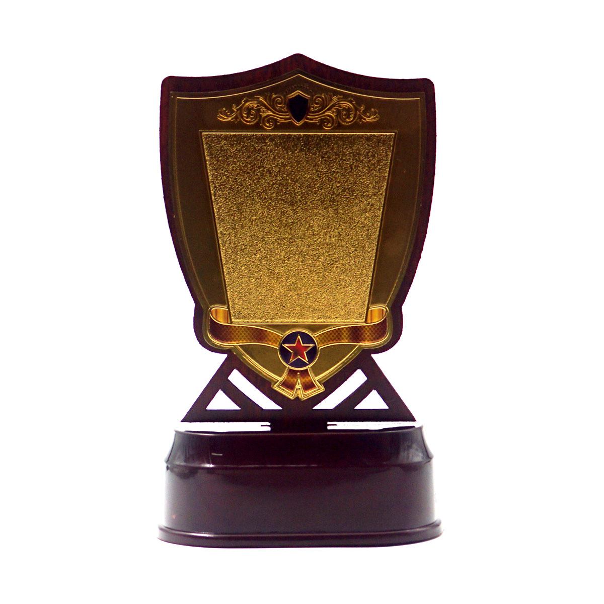 penhouse.in BK FL 09 Wooden Trophy 7.5 Inch With Customization SKU TP023